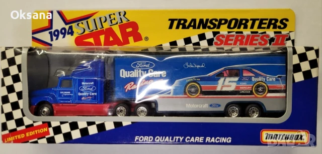 Matchbox Convoy Ford Quality Care Racing, снимка 1