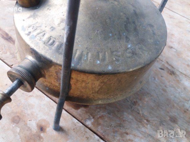 Стар бензинов котлон, снимка 2 - Антикварни и старинни предмети - 33325761