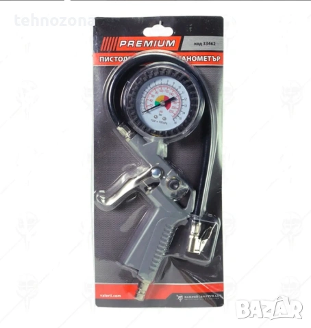 ПИСТОЛЕТ ЗА ПОМПАНЕ НА ГУМИ С МАНОМЕТЪР, PREMIUM