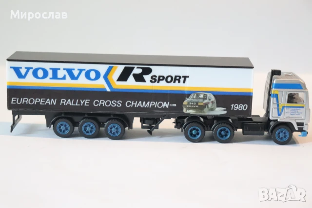 HERPA  1:87 H0  VOLVO  КАМИОН ТИР ИГРАЧКА МОДЕЛ, снимка 9 - Колекции - 49742830