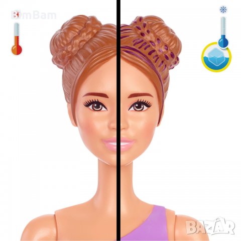 Промоция ! Куклa с магическа трансформация BARBIE COLOR REVEAL Sun & Sand Series , снимка 5 - Кукли - 35023269