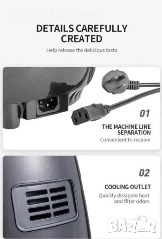 Еър фрайър - Здравословно и вкусно готвене с горещ въздух, снимка 9 - Фритюрници - 49628768