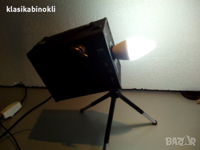 Ретро Настолна Лампа--от Стар фотоапарат АГФА, снимка 4 - Антикварни и старинни предмети - 39774758