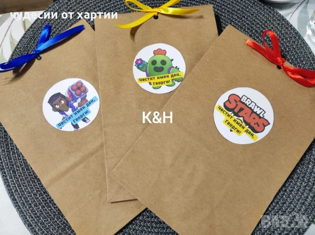 Хартиени торбички Соник, Пламъчко, Майнкрафт за лакомства за различни поводи рожден ден, имен ден, снимка 3 - Други - 51398416