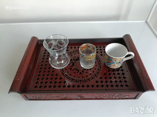 Азиатска табла за сервиране на чай, кафе и закуски , снимка 8 - Прибори за хранене, готвене и сервиране - 49306297