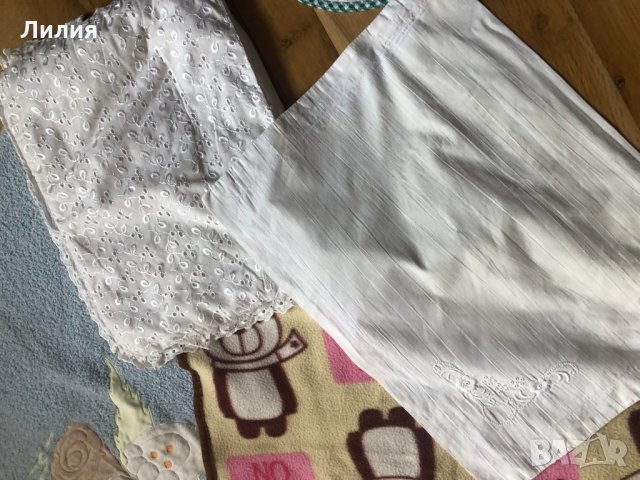 Бебешки одеалца, възглавница, калъфка, лигавници, дрешки , снимка 4 - Комплекти за бебе - 27465563