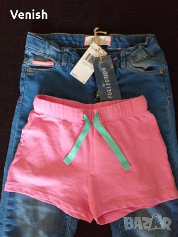 Дънки Zara  и панталонки, снимка 3 - Детски панталони и дънки - 32921609