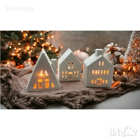 Véronique – Комплект от 3 Домашни Свещника, снимка 2 - Декорация за дома - 50484906