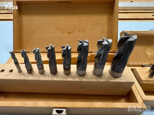 Комплект фрезери от ф1 до ф20 в кутии, снимка 4 - Резервни части за машини - 50272833