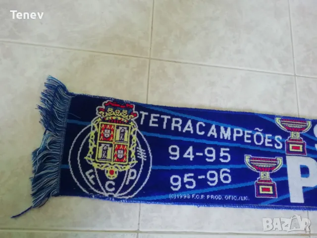 Порто Шампиони 1995 1996 1997 1998 колекционерски ретро футболен шал Super Porto Vintage , снимка 3 - Футбол - 49303057