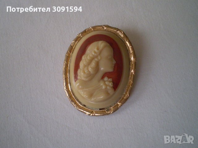 брошка -игла с викторианска жена-камея , снимка 13 - Антикварни и старинни предмети - 40403157