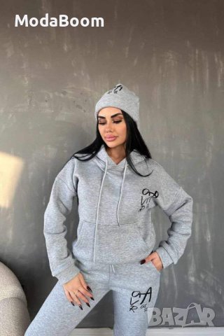 🤩Дамски ватирани екипи + ПОДАРЪК💥 Шапка🎁🤩, снимка 2 - Спортни екипи - 43512989