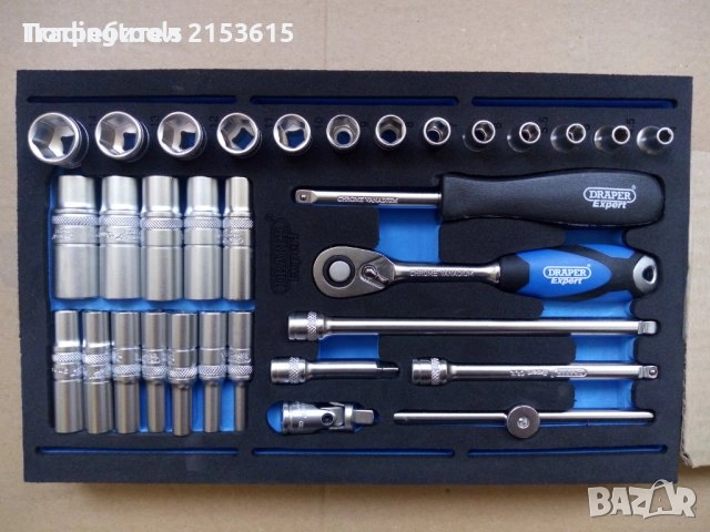 draper expert 1/4 качествена гедория 32 части къси дълги камъни комплект хром ванадий