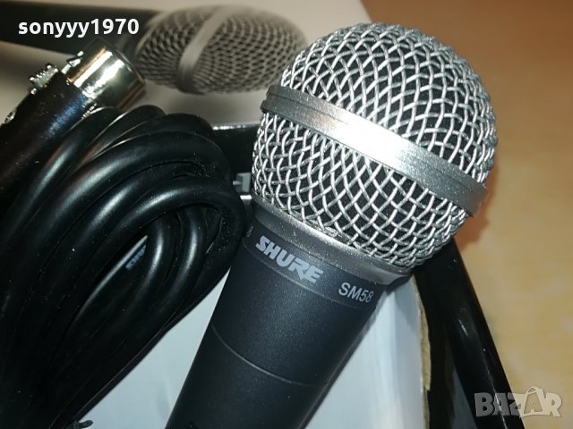 shure sm58-комплект-внос швеицария, снимка 10 - Микрофони - 28390426