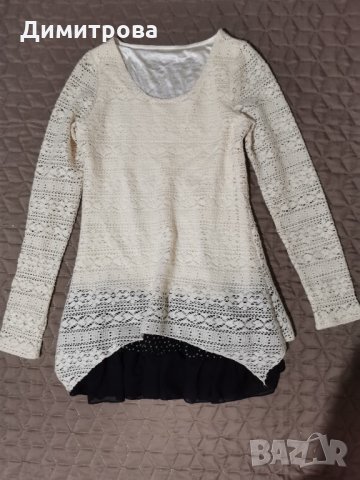 Ефектна, интересна блуза , снимка 1 - Блузи с дълъг ръкав и пуловери - 35336894