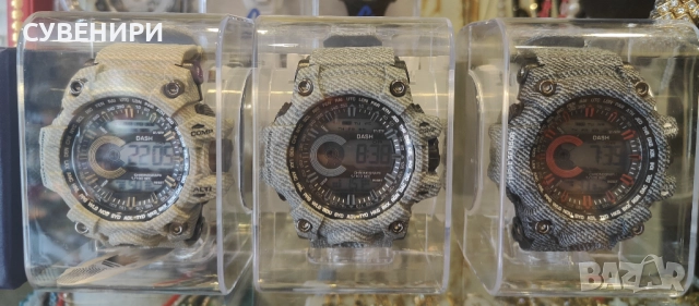 Мъжки водоустойчив часовник в плексигласова кутия