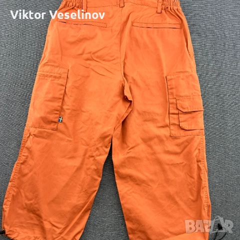 Fjallraven Barens Pro Дамски Туристически Панталон 7/8 Размер 46 G1000 Оранжев, снимка 3 - Панталони - 51667427