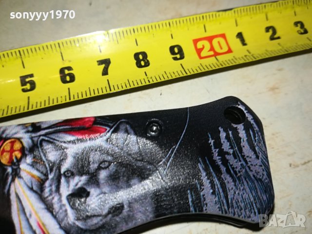 сгъваем нож-индиански мотиви 1401241721, снимка 4 - Ножове - 43804250