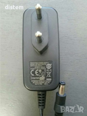 SWITCHING POWER  PS18K1201500UE Вход за превключващ адаптер 100-240Vac 50/60Hz500mA Изход 12V 1500mA, снимка 1