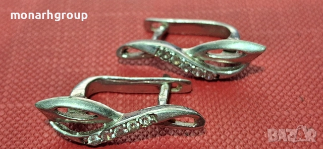 Сребърни обеци, снимка 5 - Обеци - 52713605