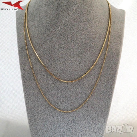 Синджир с 14К златно покритие 254551, снимка 4 - Колиета, медальони, синджири - 52678373