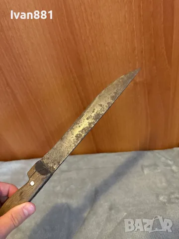 Автентичен кован овчарски нож, снимка 4 - Антикварни и старинни предмети - 50337663