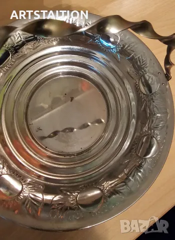 Метални тава, фруктиера и захарница, чайник, млековарка, сосиера, солнички и др. , снимка 6 - Аксесоари за кухня - 47753760