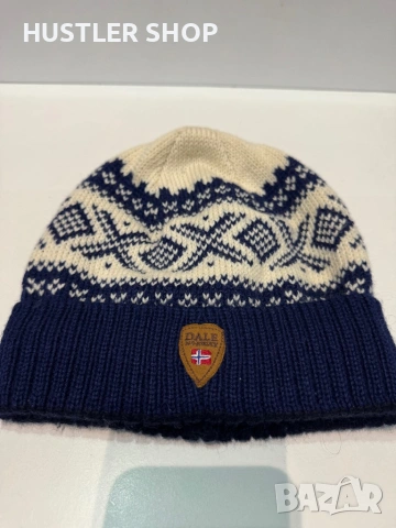 Зимна шапка DALE OF NORWAY  100% вълна, снимка 7 - Шапки - 53539731