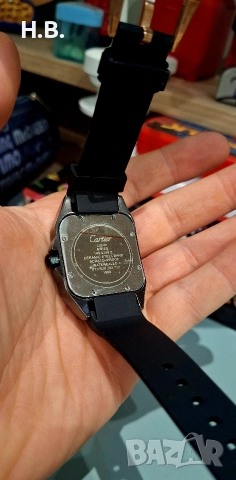 Часовник Cartier, снимка 3 - Мъжки - 52618719