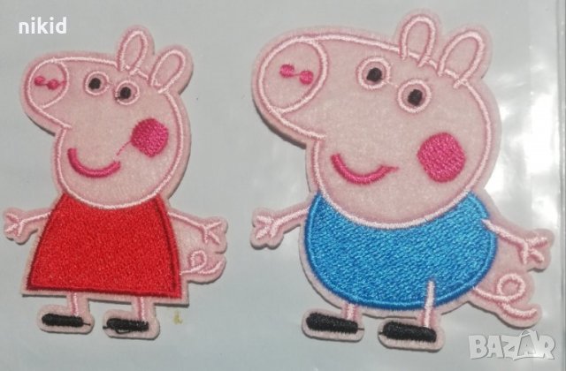 Пепа Пиг и Джордж Peppa Pig George емблема апликация за дреха дрехи  самозалепваща се картинка в Други в гр. Ямбол - ID26707577 — Bazar.bg