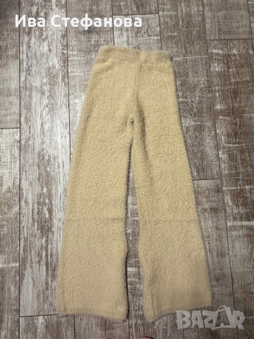 Нов бежаво бежов мек кукленски мъхест гушкав топъл панталон , снимка 5 - Панталони - 52506302