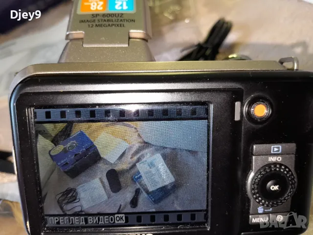 фотоапарат 2 в 1 OLYMPUS SP600 240 лв с видео рекордер. , снимка 6 - Фотоапарати - 48730114