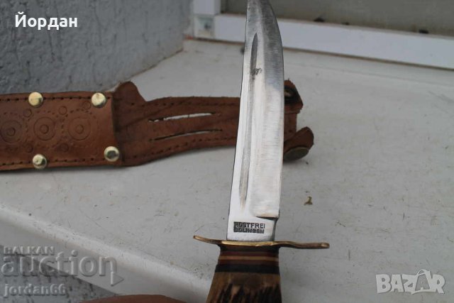 Немски ловен нож ''SOLINGEN'', снимка 6 - Антикварни и старинни предмети - 38646827