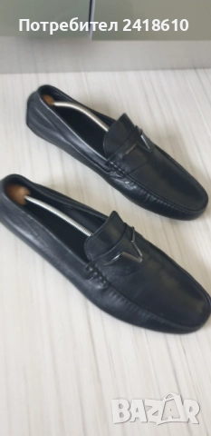 Versace Collection Leather Mens Size 43 - 27.5см ОРИГИНАЛ! Мокасини Естествена Кожа!, снимка 15 - Мокасини - 52092261