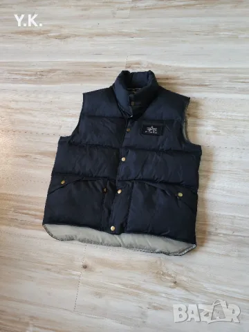 Оригинален мъжки пухен елек Alpha Industries Military Vest Down, снимка 2 - Други - 48860666