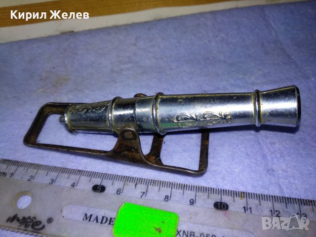 Стар СССР Метален МИНИ - МОДЕЛ на РУСКО КОРАБНО ОРЪДИЕ МОРТИРА ТОП ЕПОХАТА на Цар ПЕТЪР ВЕЛИКИ 24079, снимка 3 - Колекции - 43828004