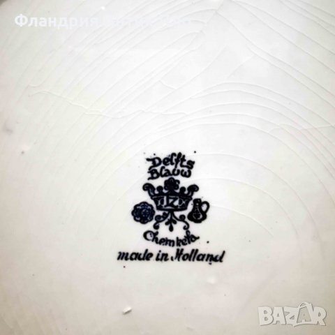 Голяма чиния за стена Делфт , снимка 3 - Декорация за дома - 35097318