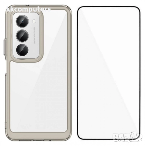 WANLONFENG XC Series Защитен калъф с Протектор за Xiaomi Redmi 15 5G/ 4G | Удароустойчив TPU,Темпери, снимка 3 - Калъфи, кейсове - 51995367