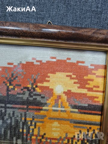 Гоблен "Изгрев над реката", снимка 2 - Гоблени - 39891511