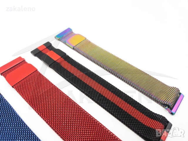 BM09 Milanese каишка Apple Huawei Galaxy Watch Xiaomi Garmin Amazfit, снимка 4 - Смарт гривни - 53198643