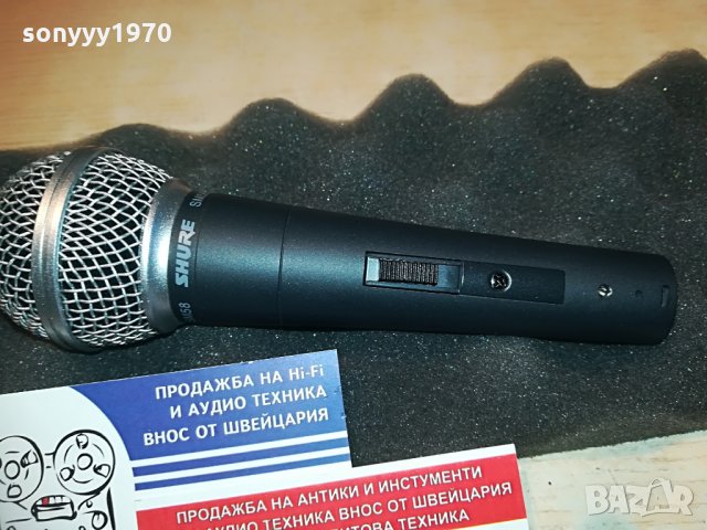 shure sm58-внос швеицария, снимка 6 - Микрофони - 28593365