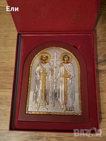 икони със Сертификат, посребрени, снимка 2 - Икони - 48167244