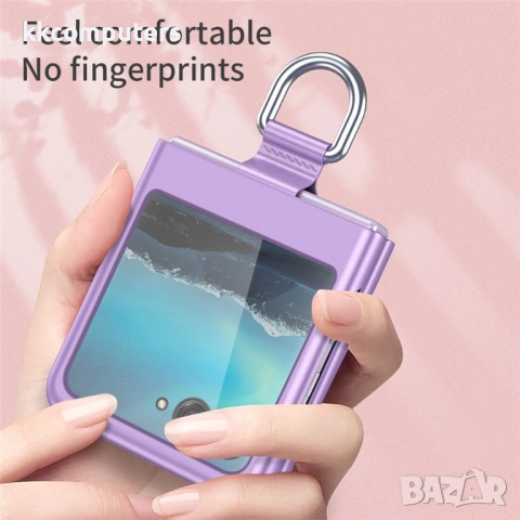 Твърд защитен калъф с ринг държач за Motorola Razr 40 Ultra 5G, снимка 6 - Калъфи, кейсове - 53187865