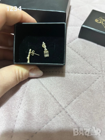 Дамски златни обеци, снимка 2 - Обеци - 52958485