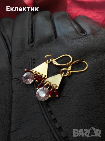 Обеци с кубичен цирконий, снимка 8 - Обеци - 37911042