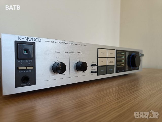 Усилвател KENWOOD KA-51, снимка 1 - Ресийвъри, усилватели, смесителни пултове - 38299124