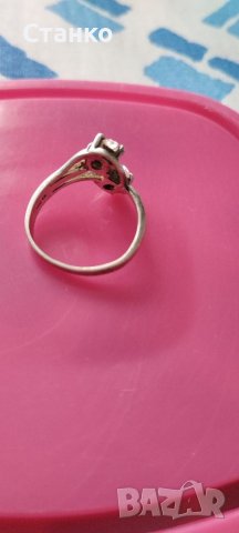 сребърен пръстен, дамски сребърни пръстени, снимка 5 - Пръстени - 39276304