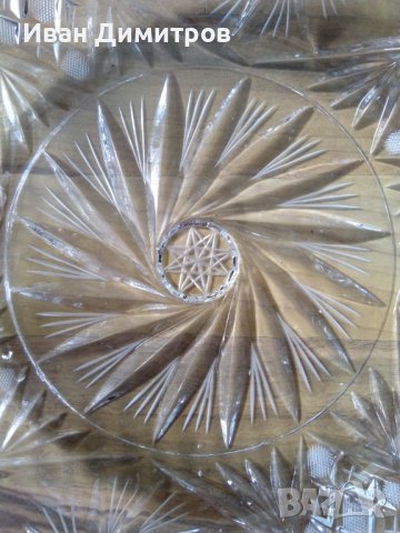 Старинна кристална фруктиера 24/8, / Antique crystal fruit bowl, снимка 3 - Антикварни и старинни предмети - 36691149