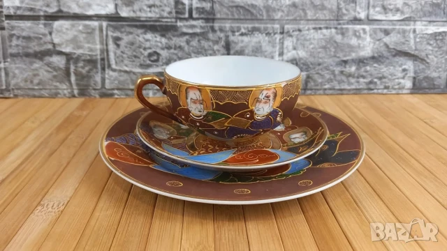 Японски сервиз Satsuma , снимка 2 - Сервизи - 50477722