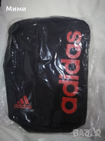 Нова мъжка чанта Адидас Adidas с червен надпис